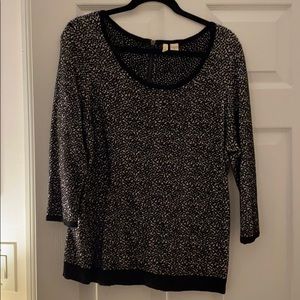 Urban Outfitter Moth black and White sweater